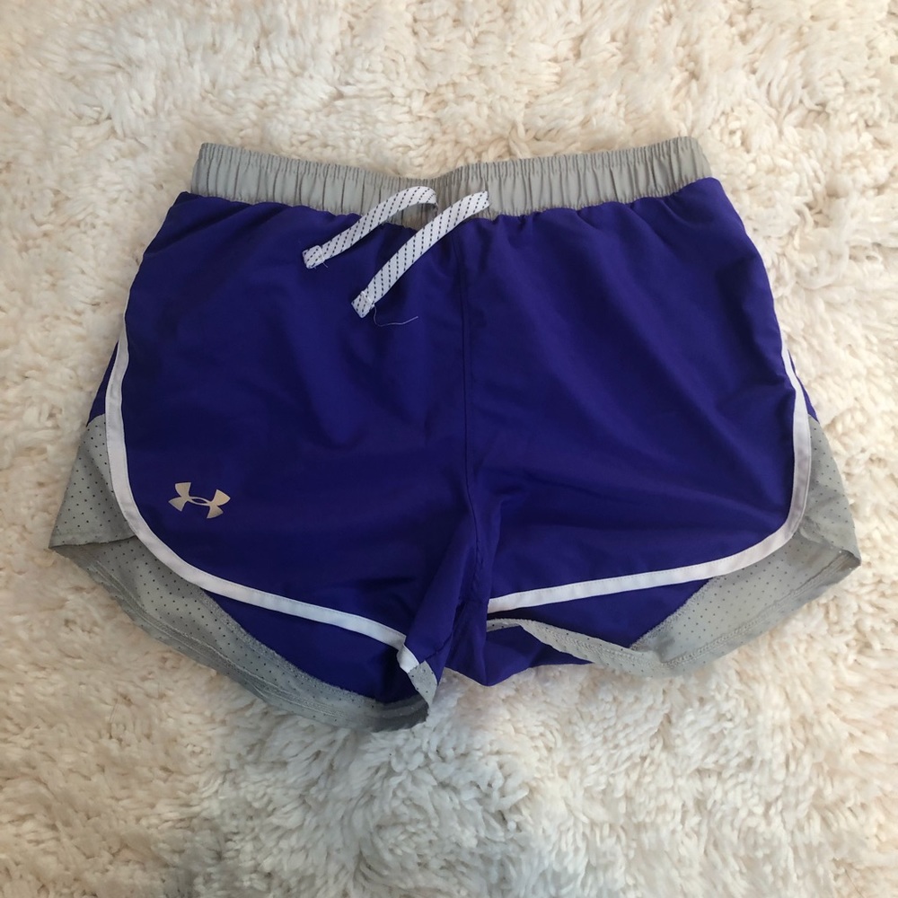 Under Armour running shorts!